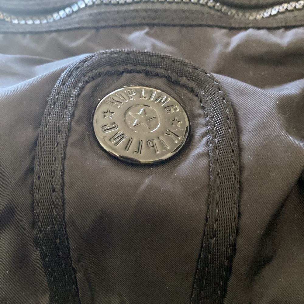 KIPLING Hitch Black Large Shoulder Bag - Picture 13 of 13